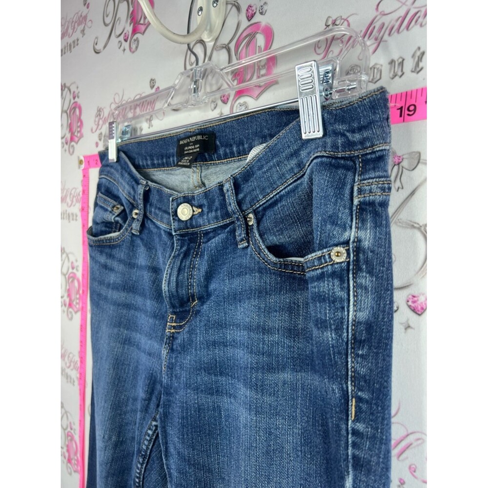 Banana Republic girlfriend Jean Women’s Blue Straight-Leg Jeans - Picture 4 of 10